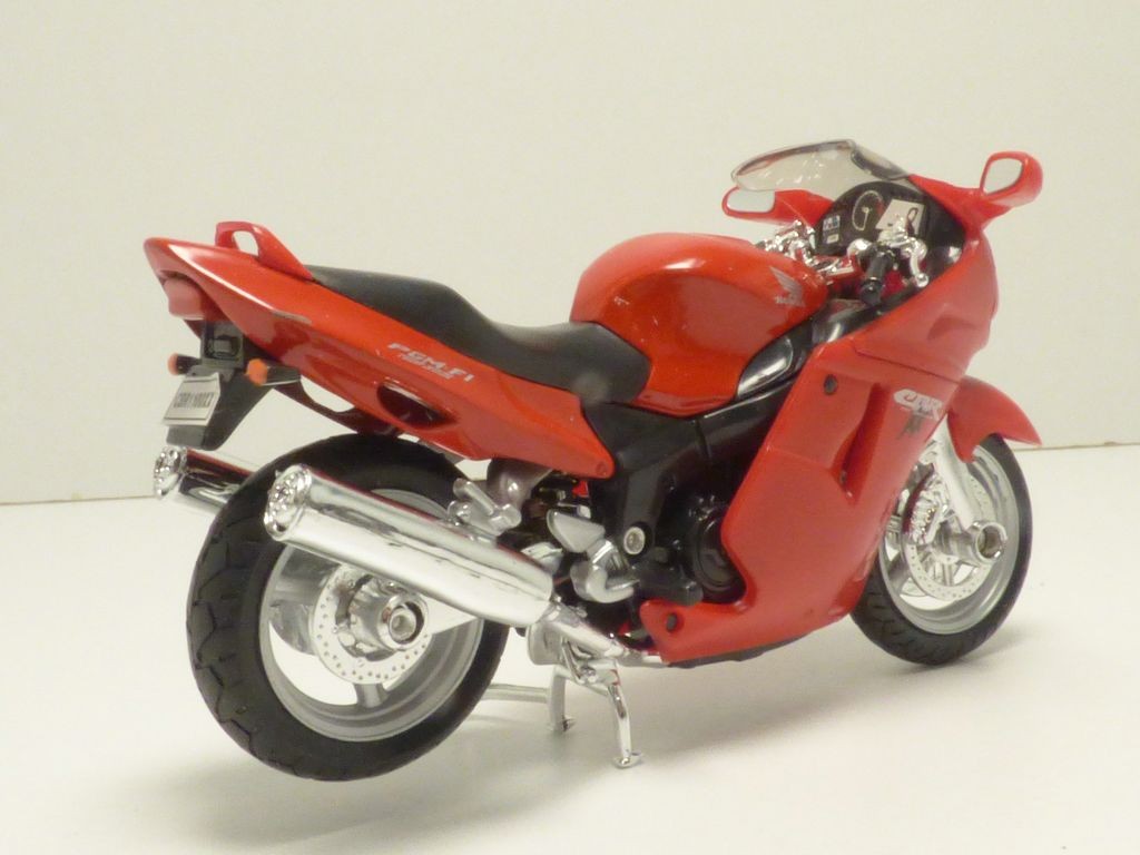 moto honda rouge
