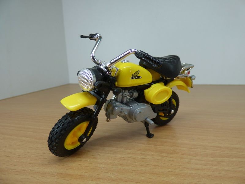 moto honda jaune