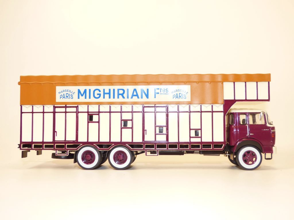 Lot 2 Camions Berliet GPKR10 MICHIRIAN + GLR FRIGO - 1/43