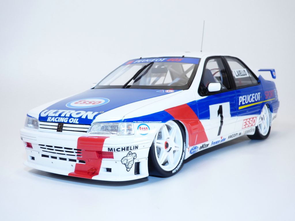 PEUGEOT 405 mi16 Supertourisme France 1995 Laurent AIELLO 1/18 DTM