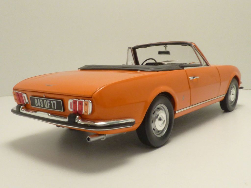 Echelle 1//18 Peugeot 504 Cabriolet 1970 Capucine Yellow NOREV NO 184826