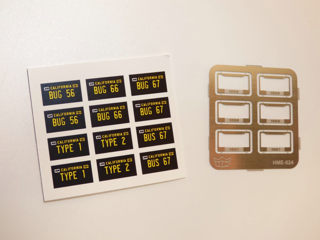 VW BUG 56 66 67 Type 1 2 BUS 67 1-24 1-18 LICENSE PLATE - Picture 1 of 4