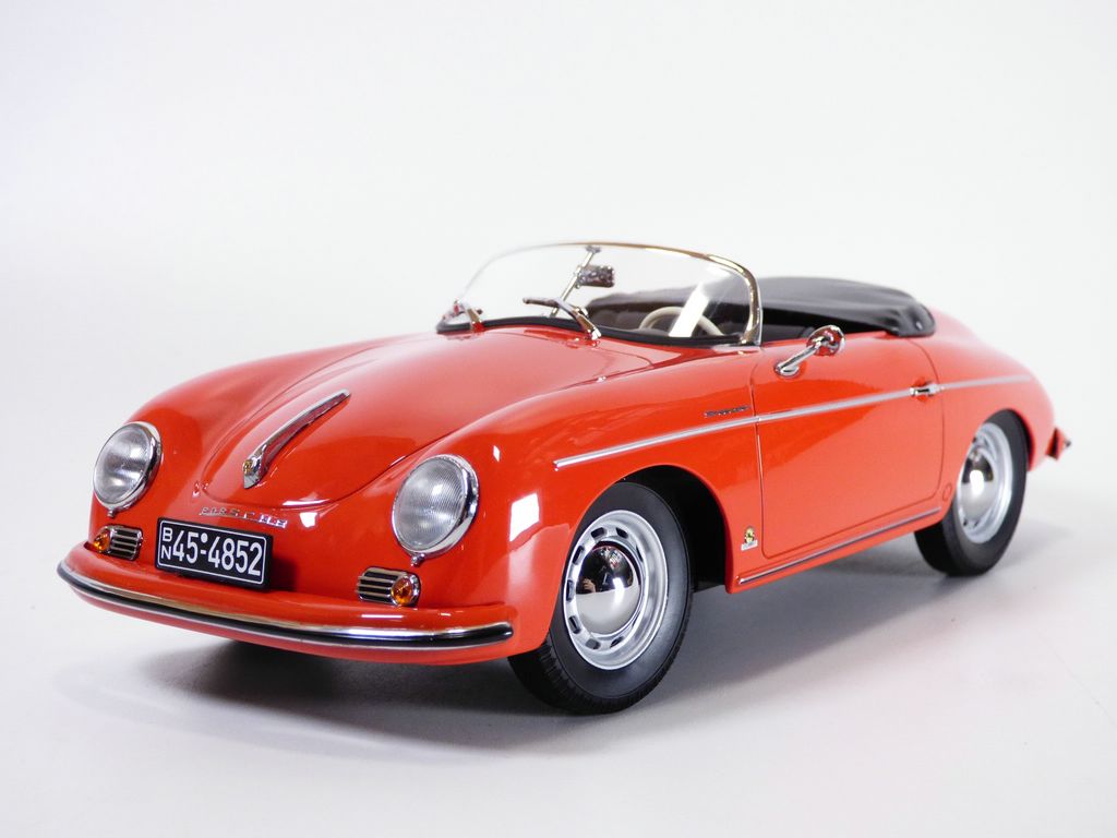 PORSCHE 356 SPEEDSTER rouge 1/18 1954 - Foto 1 di 7