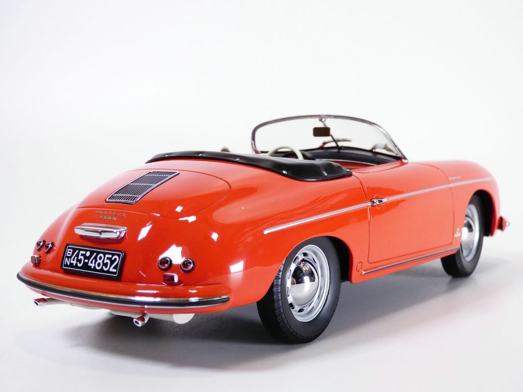 PORSCHE 356 SPEEDSTER rouge 1/18 1954 - Foto 2 di 7