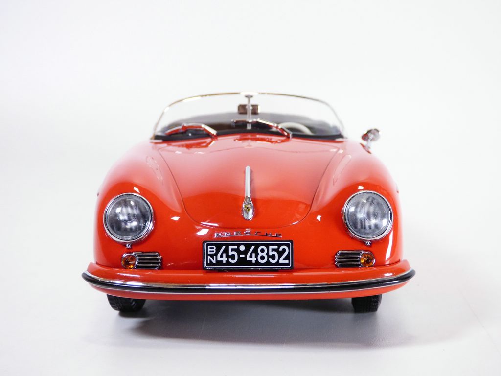 PORSCHE 356 SPEEDSTER rouge 1/18 1954 - Foto 4 di 7