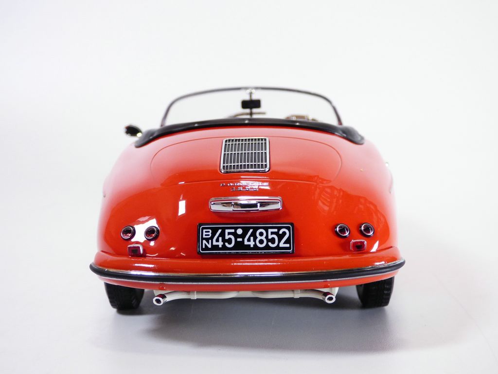 PORSCHE 356 SPEEDSTER rouge 1/18 1954 - Foto 5 di 7
