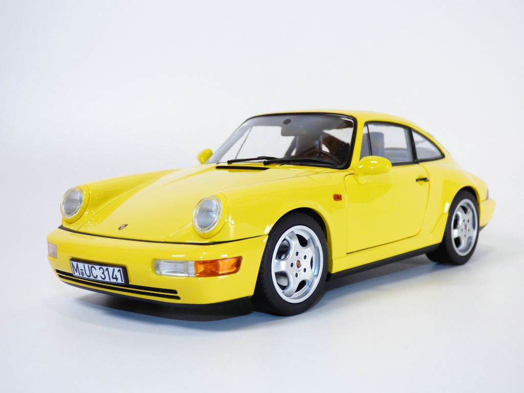 ミニカー 1/18 PORSCHE 911 CARRERA TURBO2.1 PORSCHE 911 - 964 CARRERA 2 jaune 1/18 3551091873280| eBay