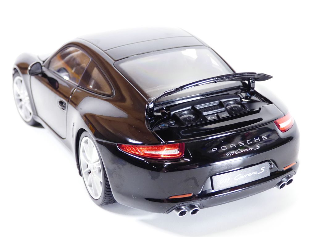 PORSCHE 911 - 991 CARRERA S noir 1/18 | eBay