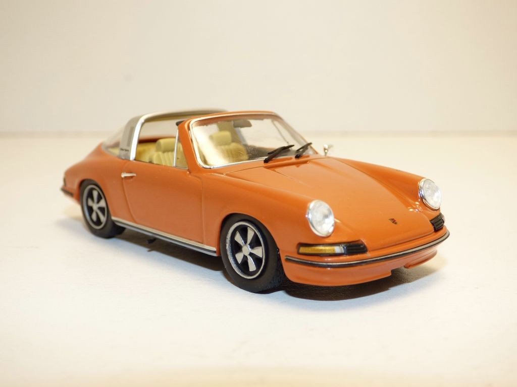 PORSCHE 911 TARGA orange 1973 1 43 PORSCHE 911 TARGA orange 1973 1 43
