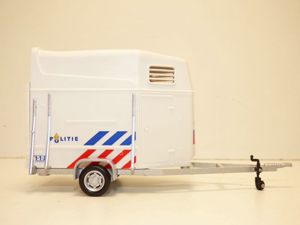 REMORQUE VAN transports chevaux POLITIE 1/43 Police Pays Bas - Picture 6 of 7