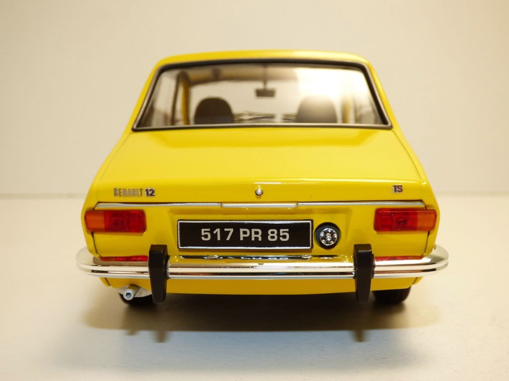 EN STOCK! NEW NOREV 1//18 **** RENAULT 12 TS JAUNE 1973 **** NEUF