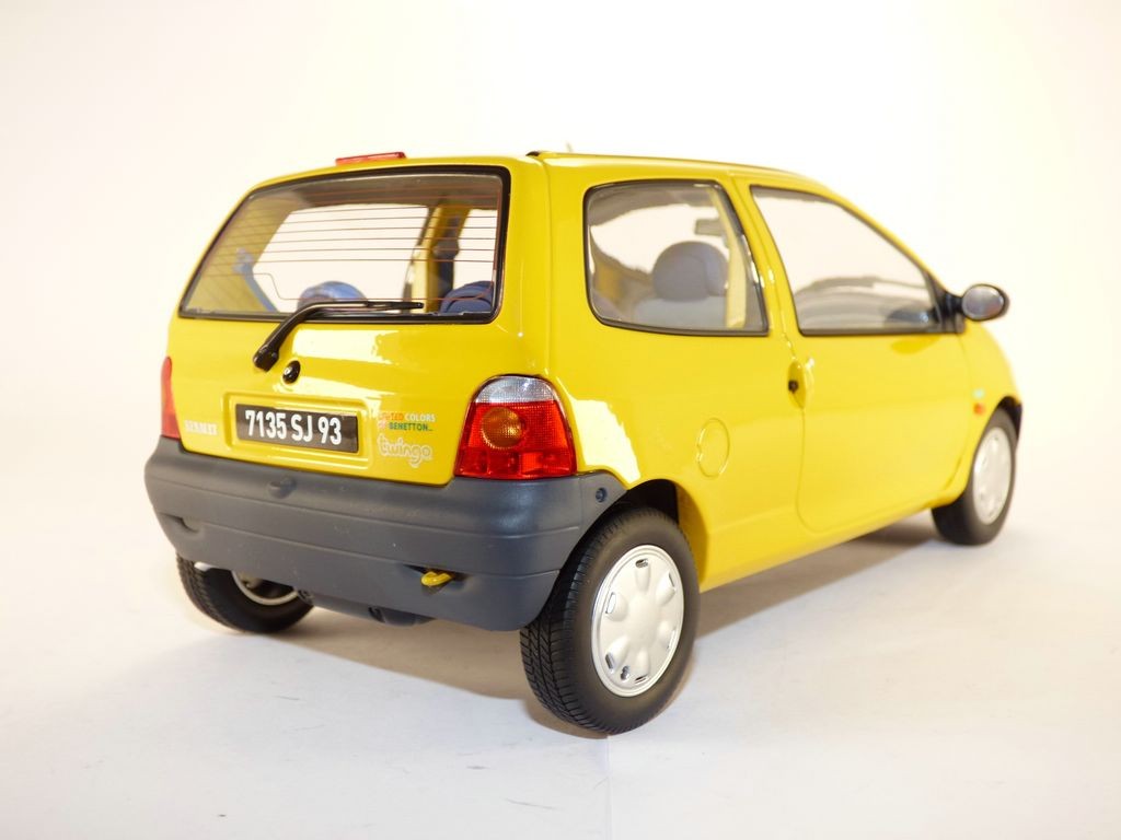 Renault Twingo Benetton Jaune Citron 1 18 Ebay