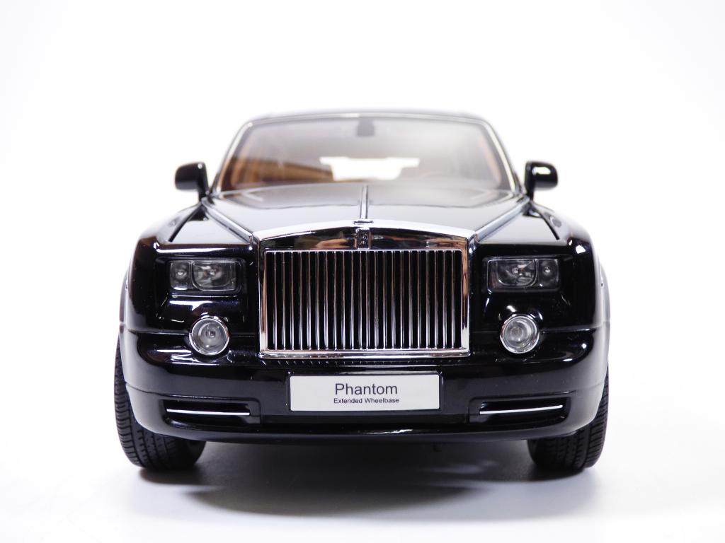 ROLLS ROYCE PHANTOM Extended Wheel base noir Diamant 1/18