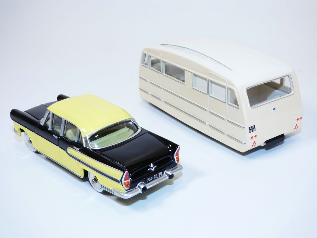 RARE NOREV Simca Chambord bicolore + CARAVANE