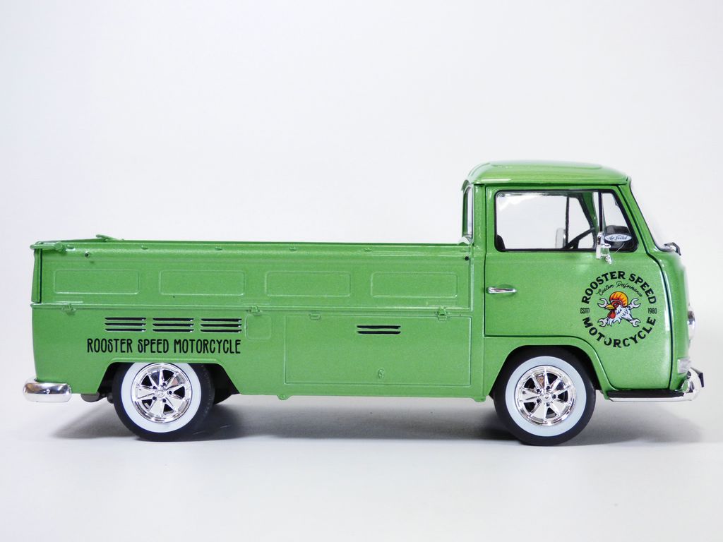VOLKSWAGEN COMBI T2 pick up custom vert 1/18 VW - Picture 7 of 8