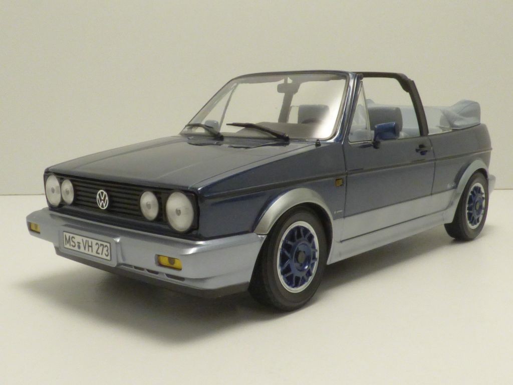 Volkswagen Golf Cabriolet Bel Air Bleu 1 18 3551091884040 Ebay