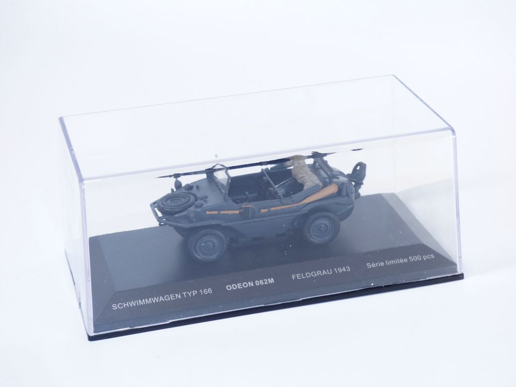 VOLKSWAGEN SCHWIMMWAGEN TYPE 166 1943 FELDGRAU Kaki ODEON 1/43 Réf 062M VOLKSWAGEN SCHWIMMWAGEN TYPE 166 1943 FELDGRAU Kaki ODEON 1/43 Réf 062M