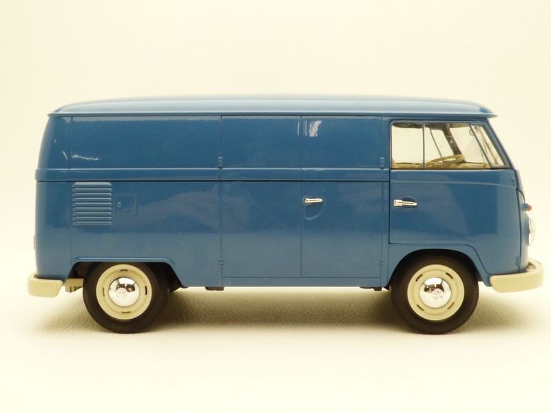 VW COMBI T1 tolé utilitaire bleu 1/18 bus panel van ...