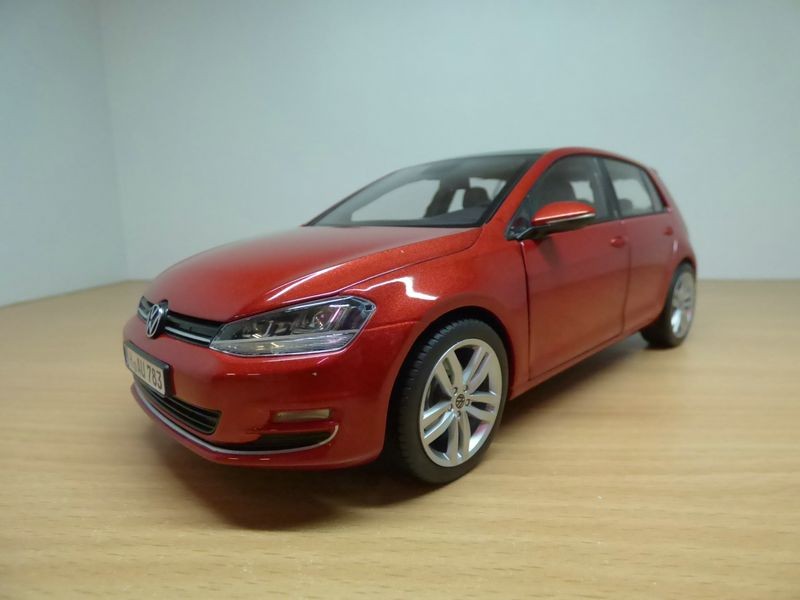 2014 Volkswagen Golf Red Metallic 1 18 Diecast Model Car By Norev 188517 For Sale Online Ebay