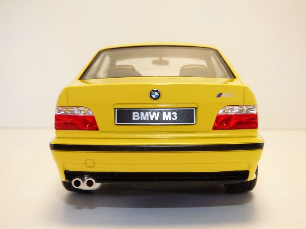 BMW M3 jaune Dakar 1/18 E36 - Photo 5/5