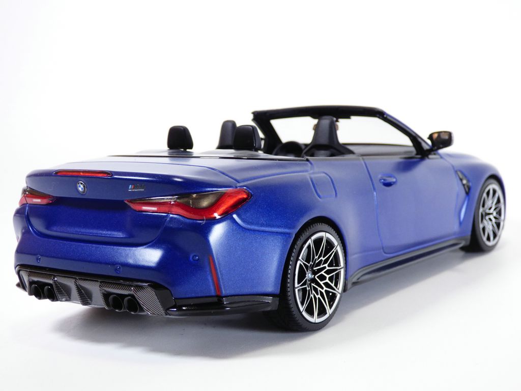 BMW M4 competition cabriolet bleu Matt 1/18 G82 4012138761926 | eBay