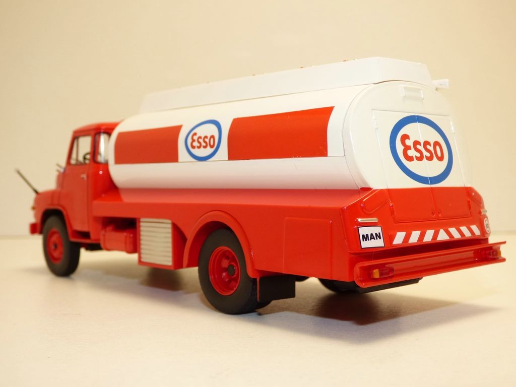 Camion Conrad MAN Diesel V8 Citerne Texaco, 1/50, Bleu, Occasion