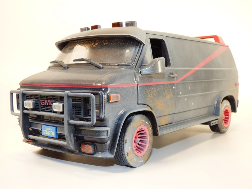 VAN GMC VANDURA film AGENCE TOUS RISQUES 1/18 version salie EUR 129,90 PicClick FR