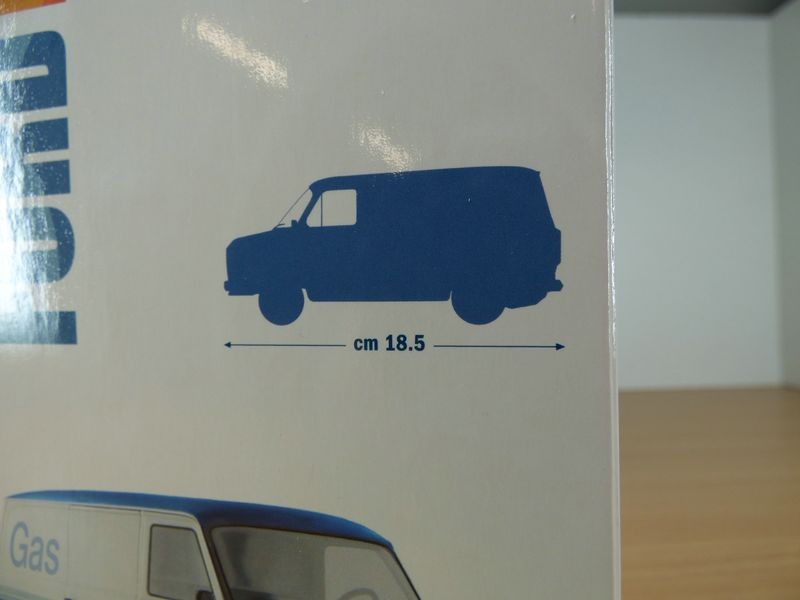 Miniature FORD TRANSIT CUSTOM BLANC
