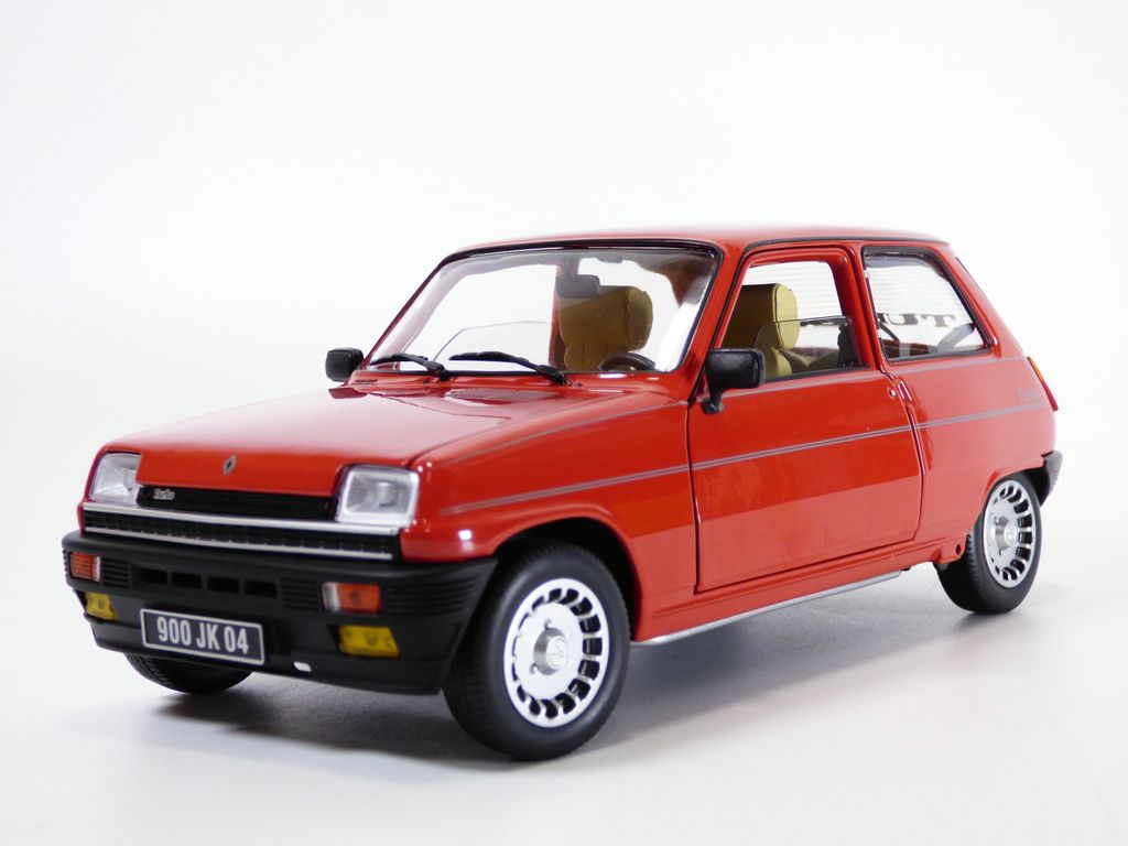 La Renault 5 verte en voiture miniature par Tomte Laerdal au 1/43e