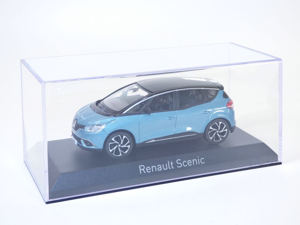 RENAULT Scénic 4 de 2016 Bleu Cosmos Avec Toit Noir Voiture de Collection NOREV 1/43